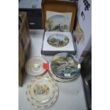 Royal Doulton Bunnykins Plates plus Wedgwood Wall