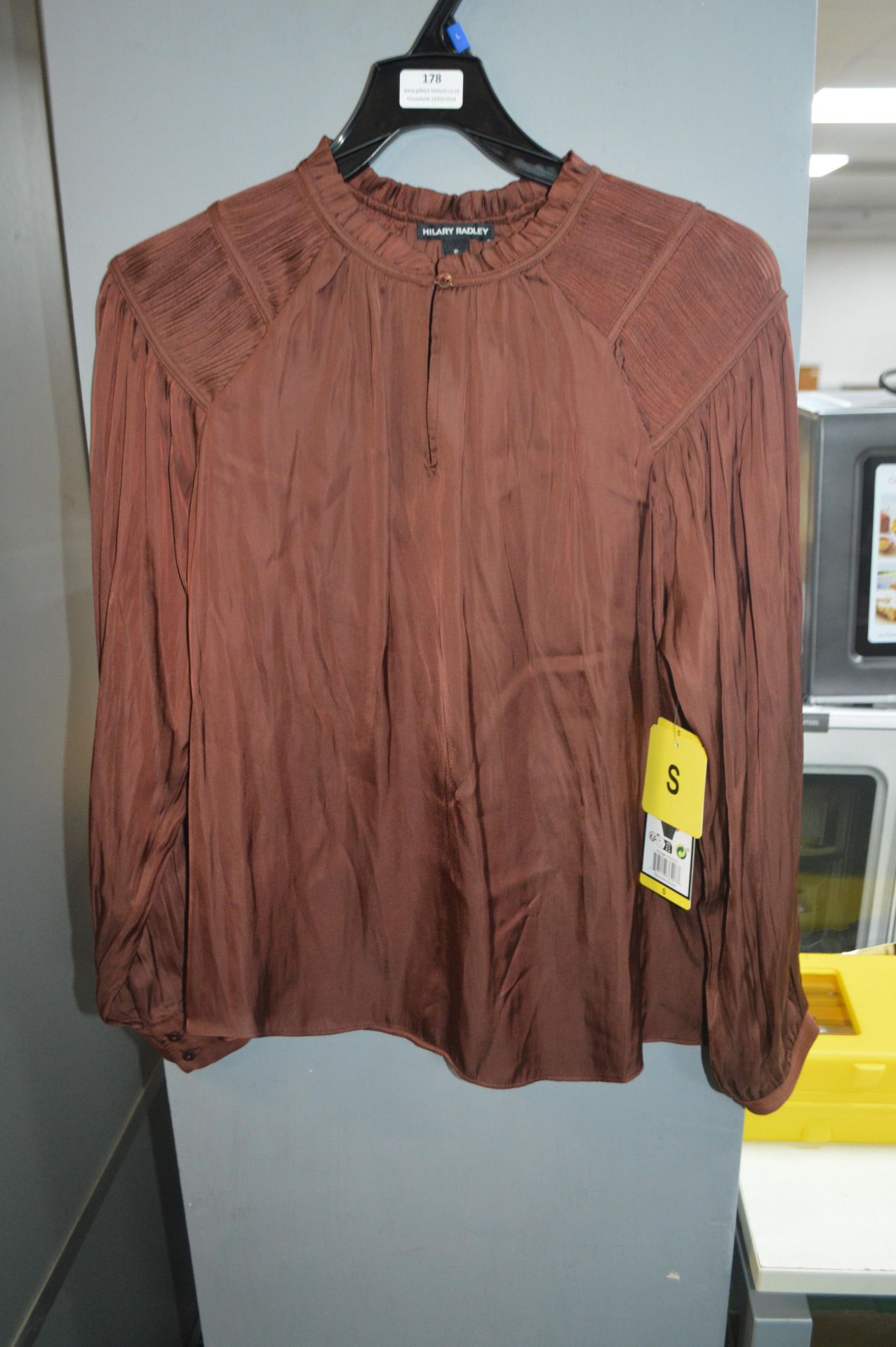 *Hilary Radley Lady's Chocolate Blouse Size: L