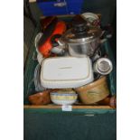 Kitchenware, Pots, Pans, etc. (crate not included)