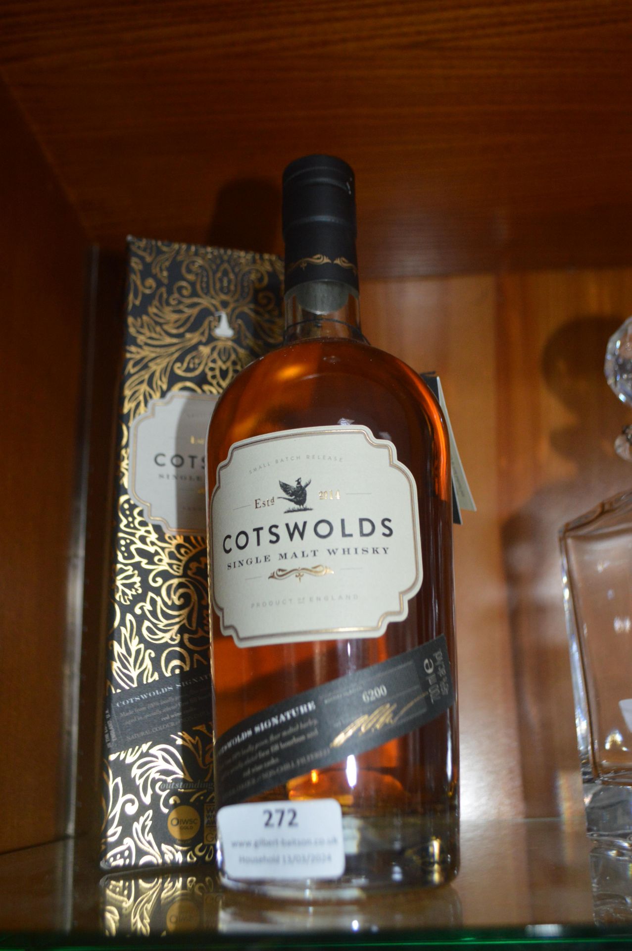 Cotswolds English Single Malt Whiskey 70cl