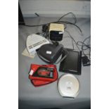 Sony Walkman, Polaroid Camera, and a Sony DigiCube