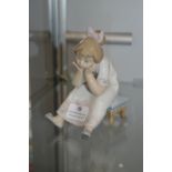 Lladro Figurine of a Seated Girl