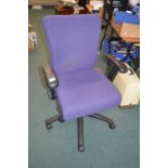 *Purple Office Swivel Chair