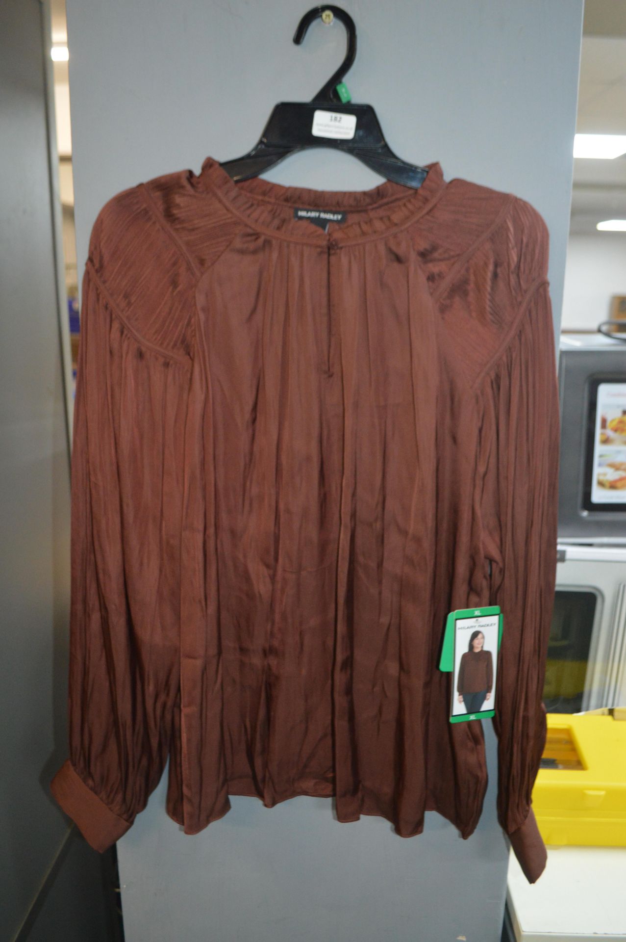 *Hilary Radley Lady's Chocolate Blouse Size: XL