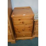 Small Pine Three Drawer Chest