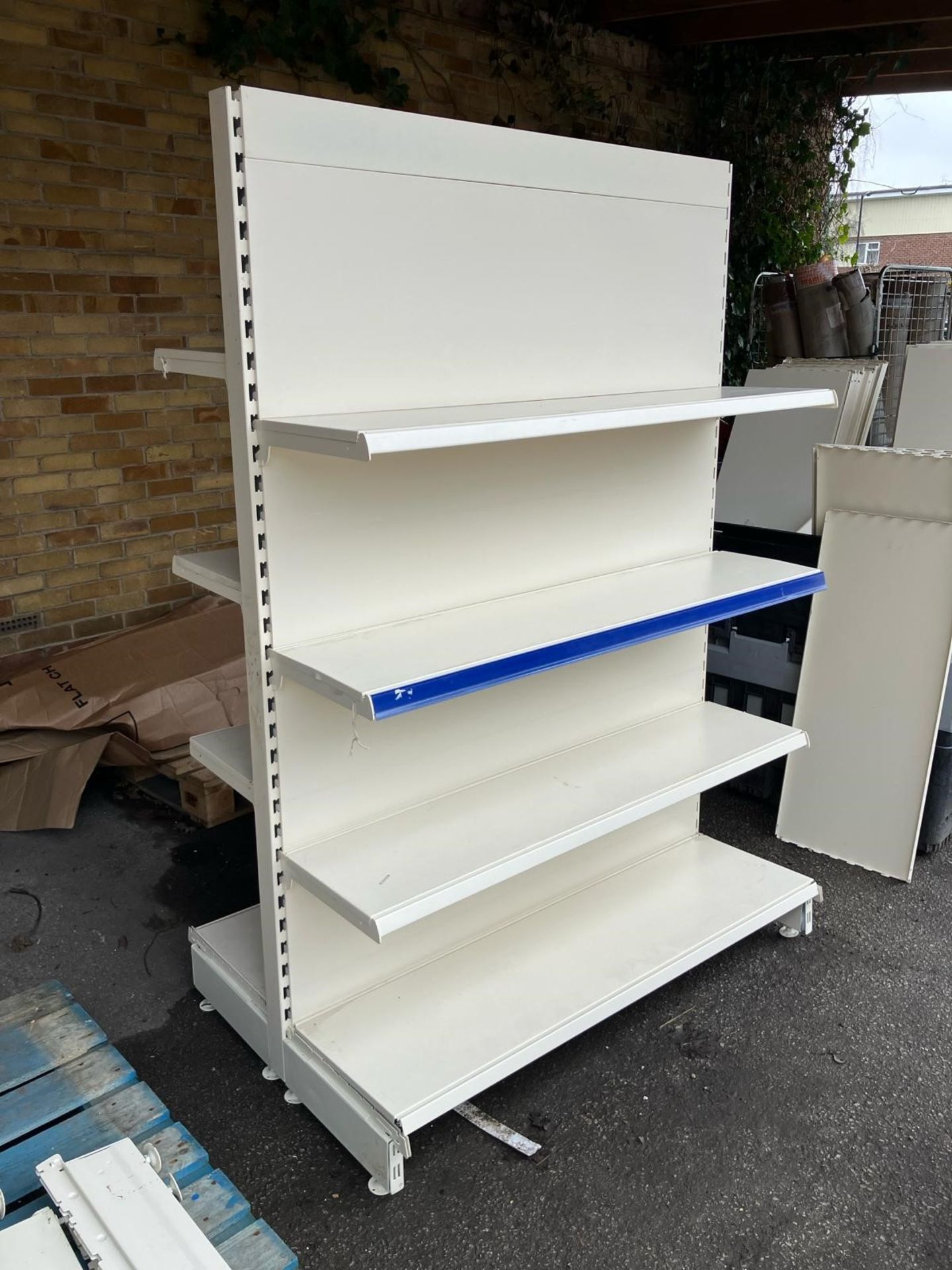 *Tegometall Style Shop Shelving - 16 Uprights & 28 Feet