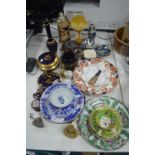 Decorative Pottery Including Limoges Gilded Ware
