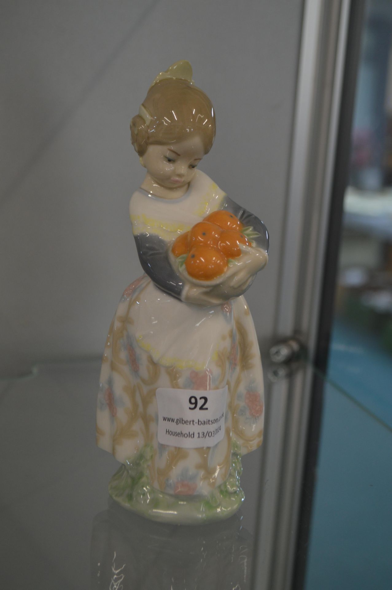 Lladro Figurine of an Orange Girl
