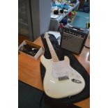 *Fender Squier Stratocaster Guitar with Frontman A