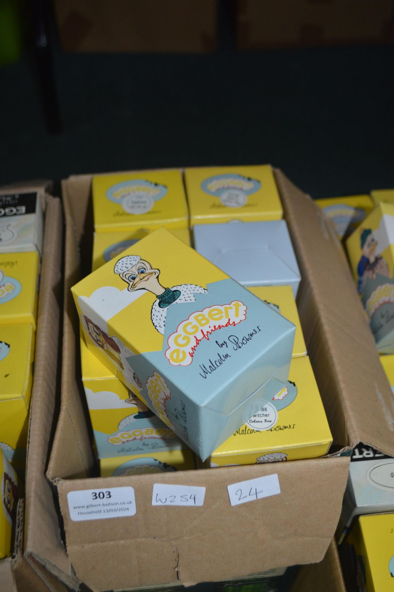 Twenty-Four Eggberts Figures with packaging