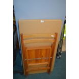 Folding Paste Table and a Folding Wooden Chair