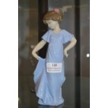 Nao Figurine of a Girl in a Blue Dress