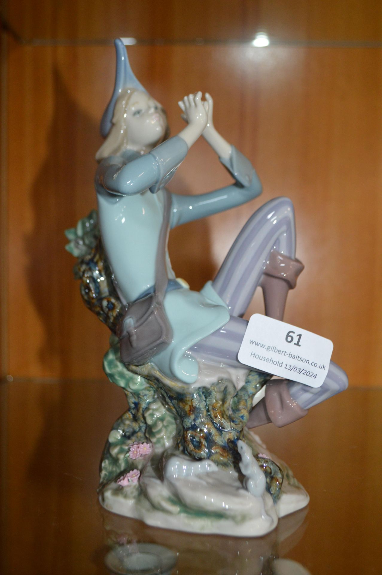 Lladro Privilege Gold Figure of the Pied Piper (pa - Image 2 of 2