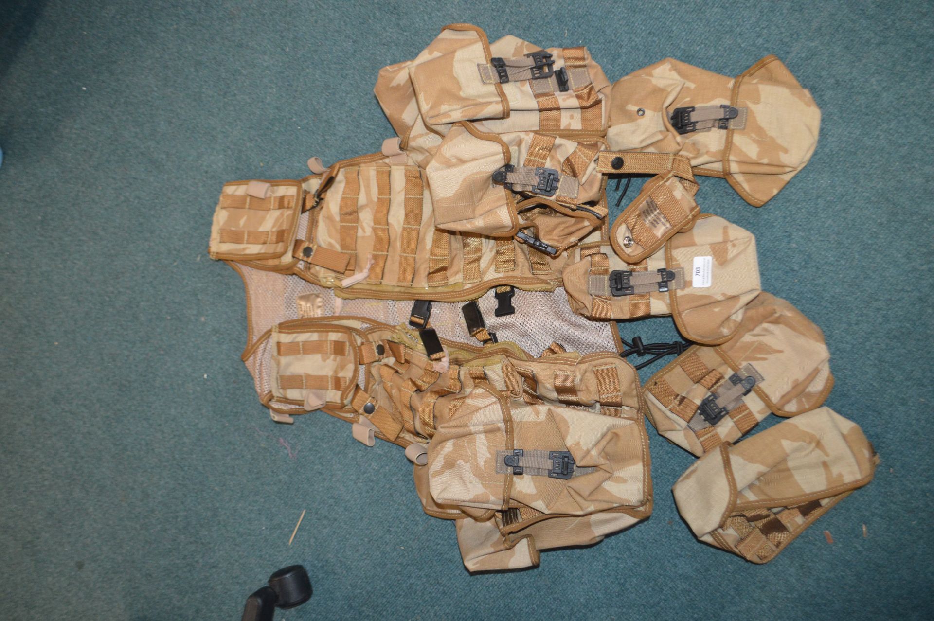 Military Vest and Storage Pouches