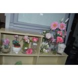 Vases and Artificial Flowers