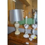 Three Table Lamps