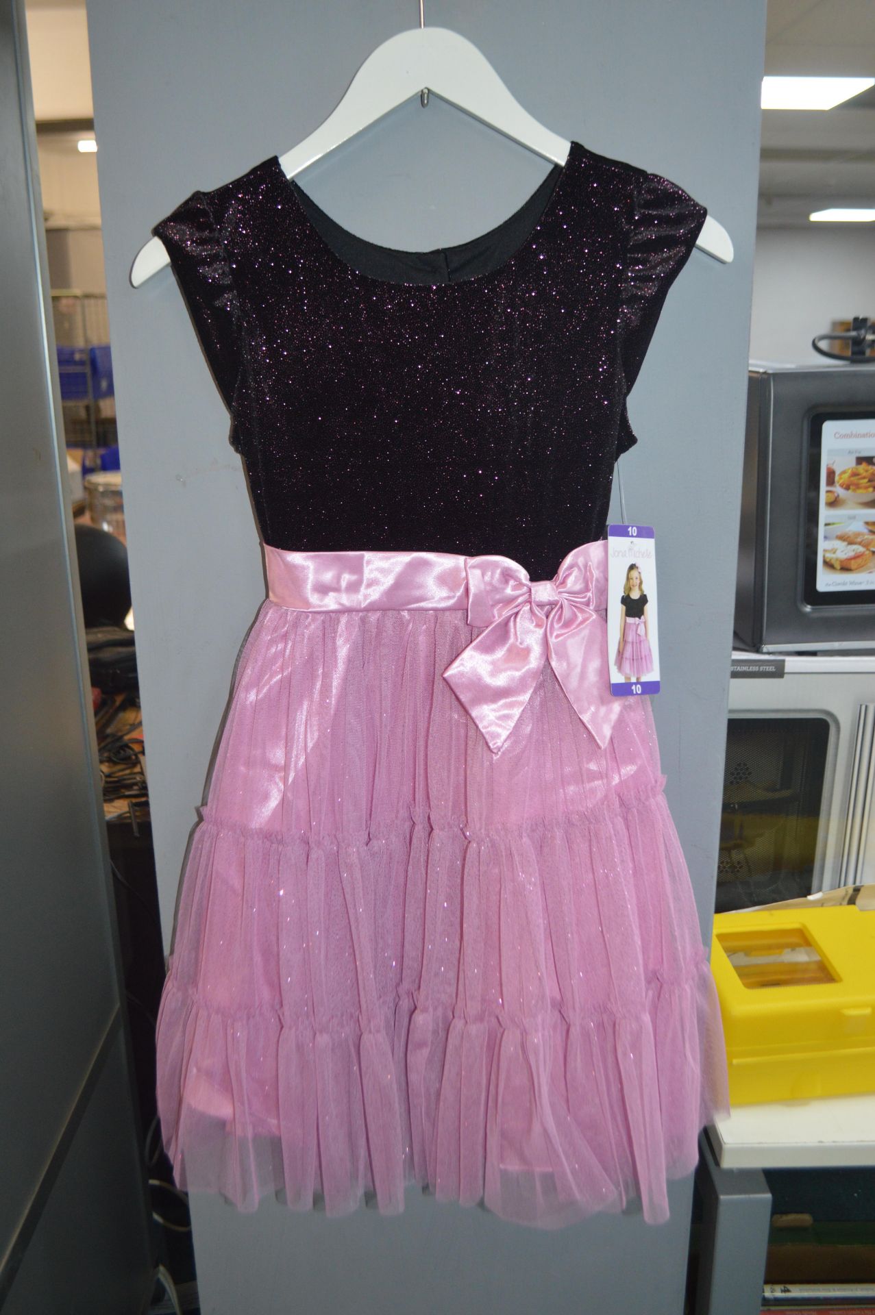 Johana Michelle Girl's Party Dress in Purple Size: