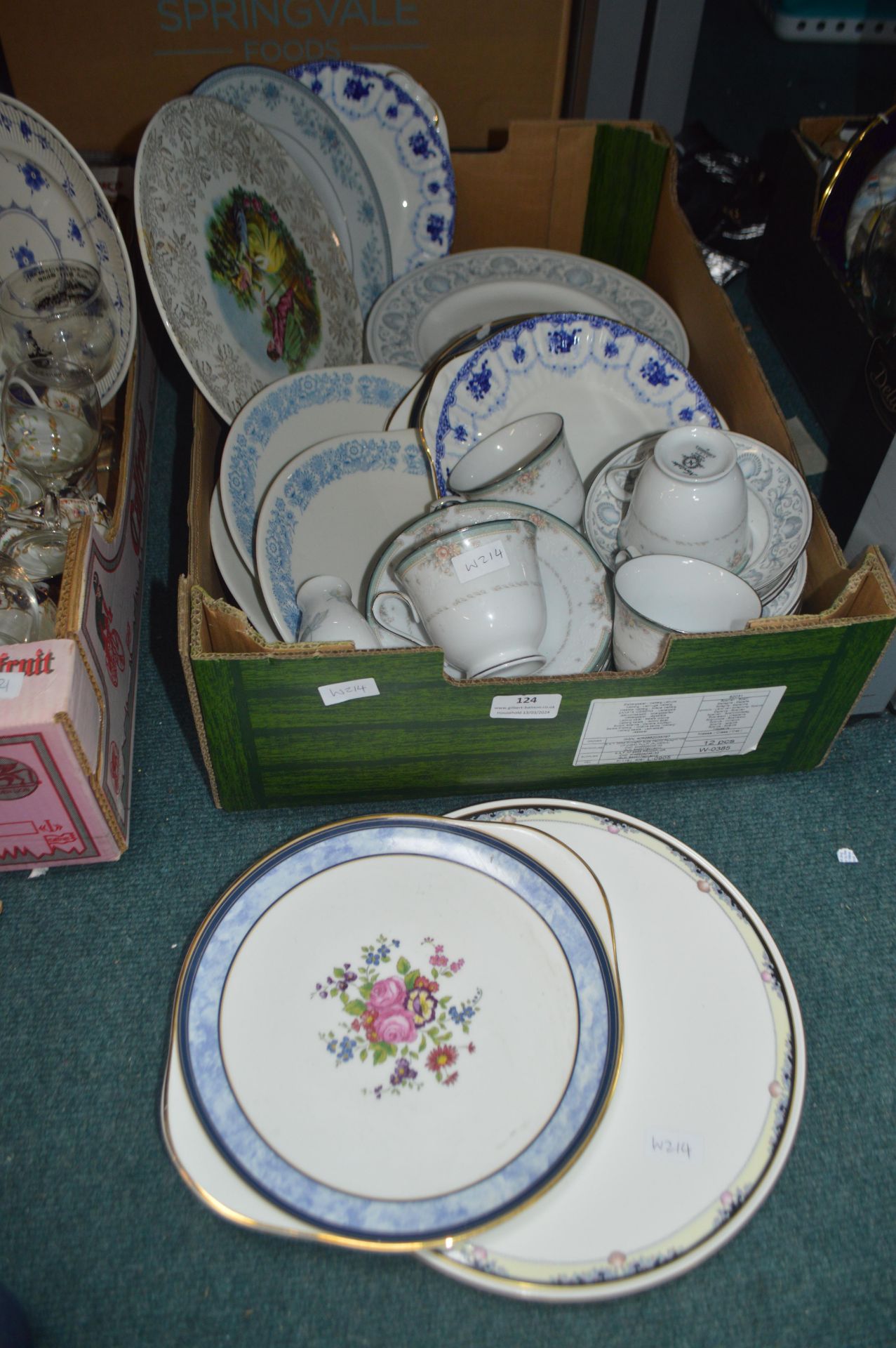 Vintage Pottery Including Royal Doulton Cake Plate