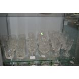 Cut Glass Lead Crystal Tumblers and Wine Glasses