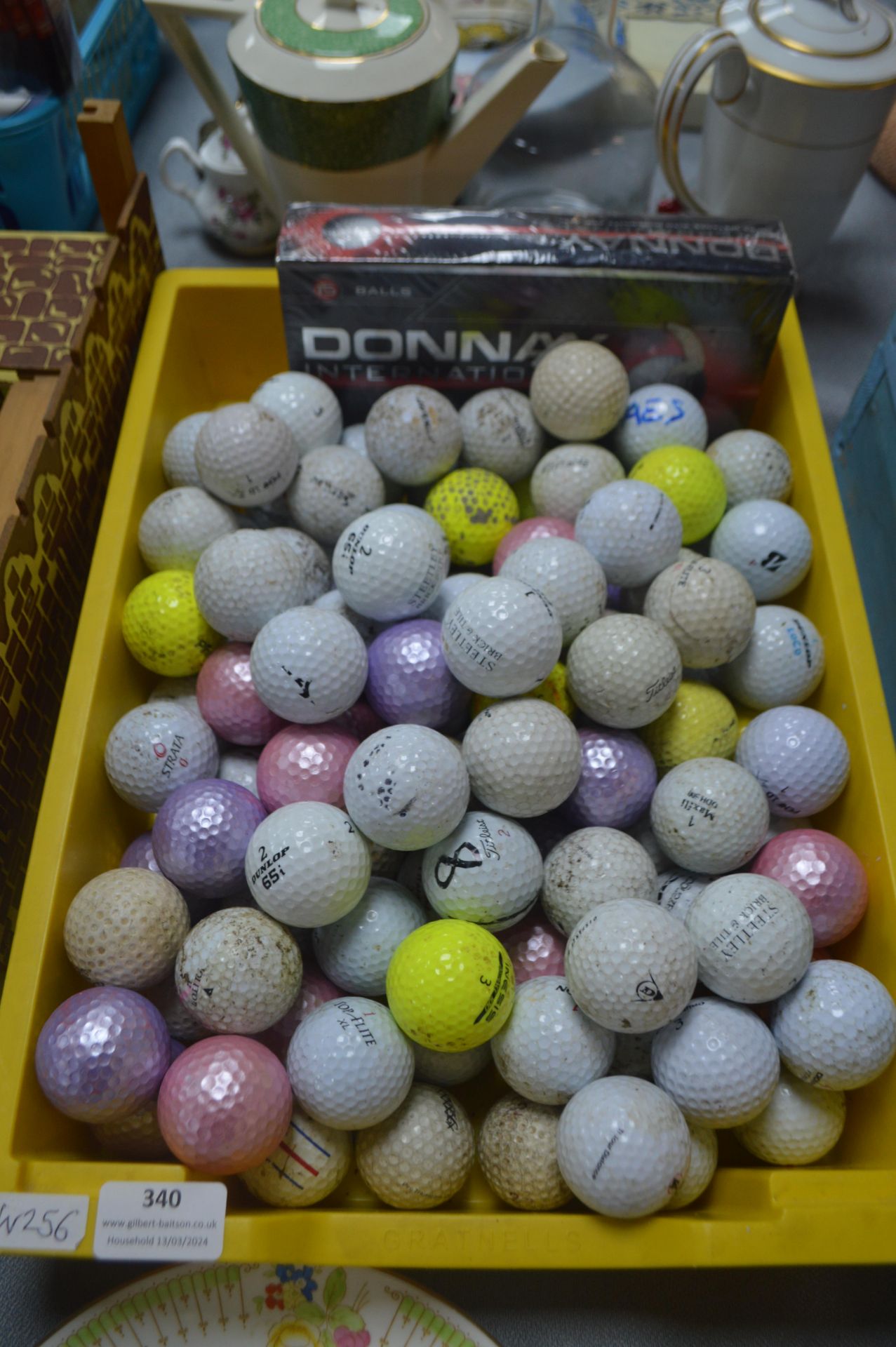 New & Used Golf Balls by Donnay etc.