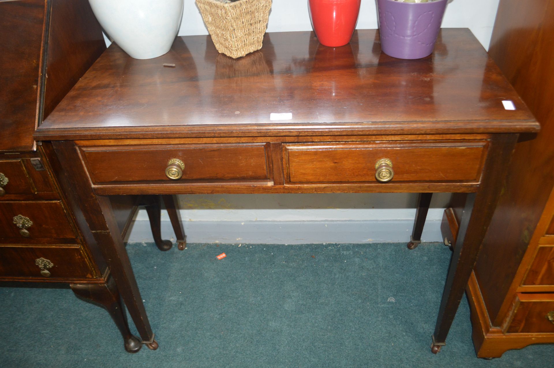 Two Drawer Hall Table