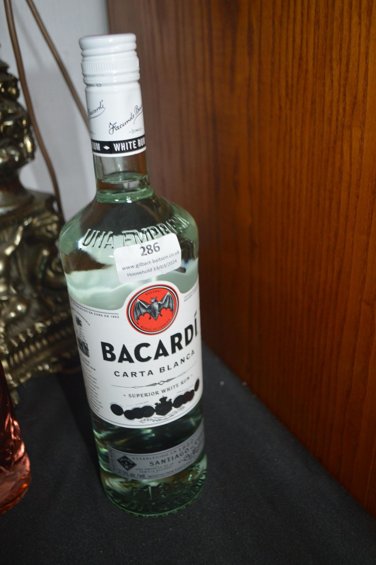 Bacardi White Rum 1L