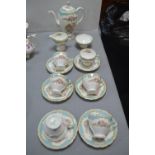 Vintage Foley China Windsor Pattern Tea Set 15pcs