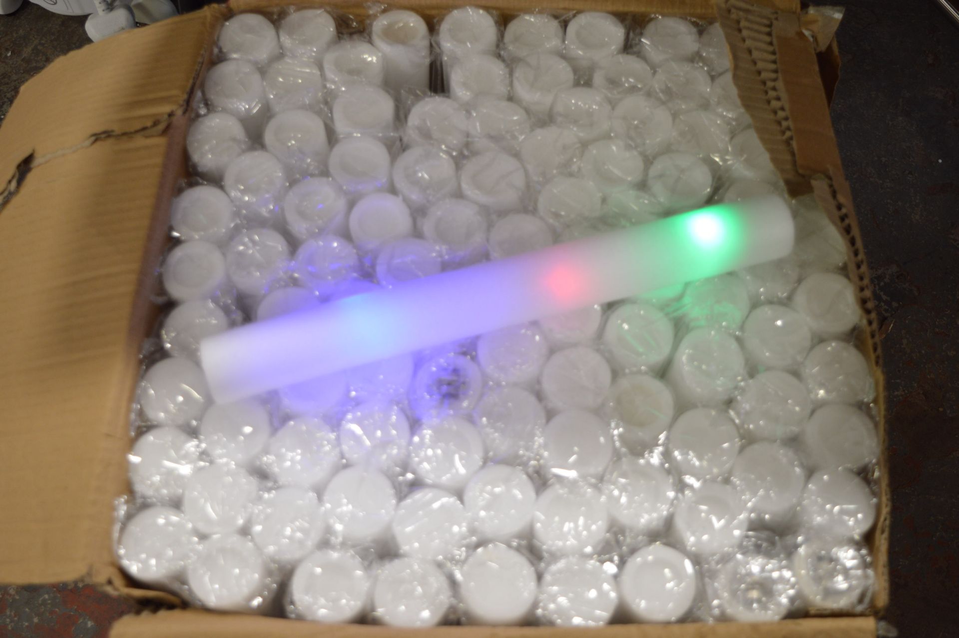 *Box of Styrofoam Light Up Sticks