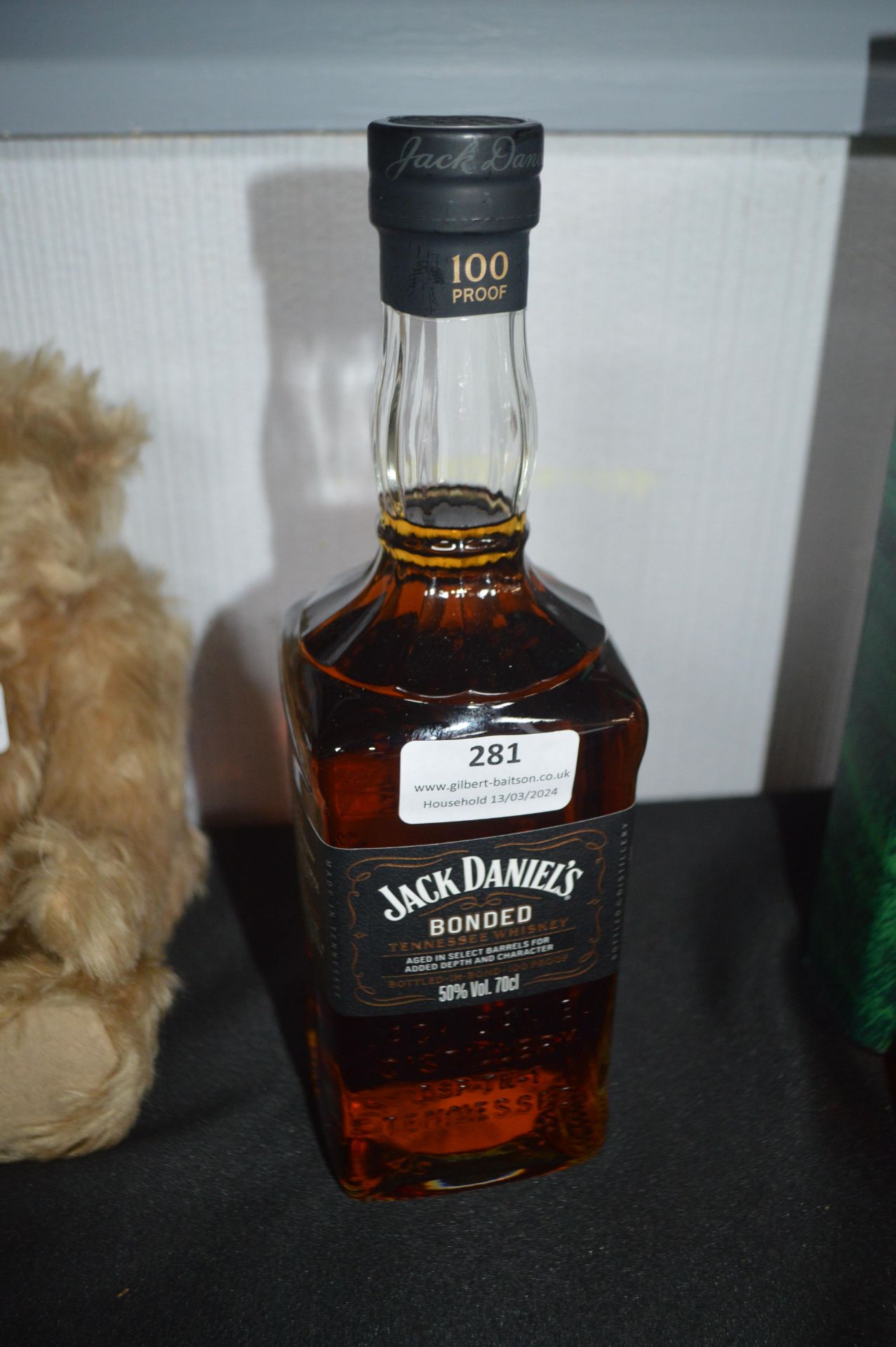 Jack Daniels Bonded Tennessee Whiskey 70cl