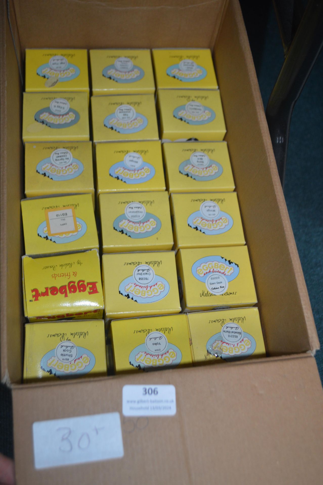 Thirty Eggberts Figures with packaging