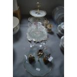 Cake Stands and Glassware etc.
