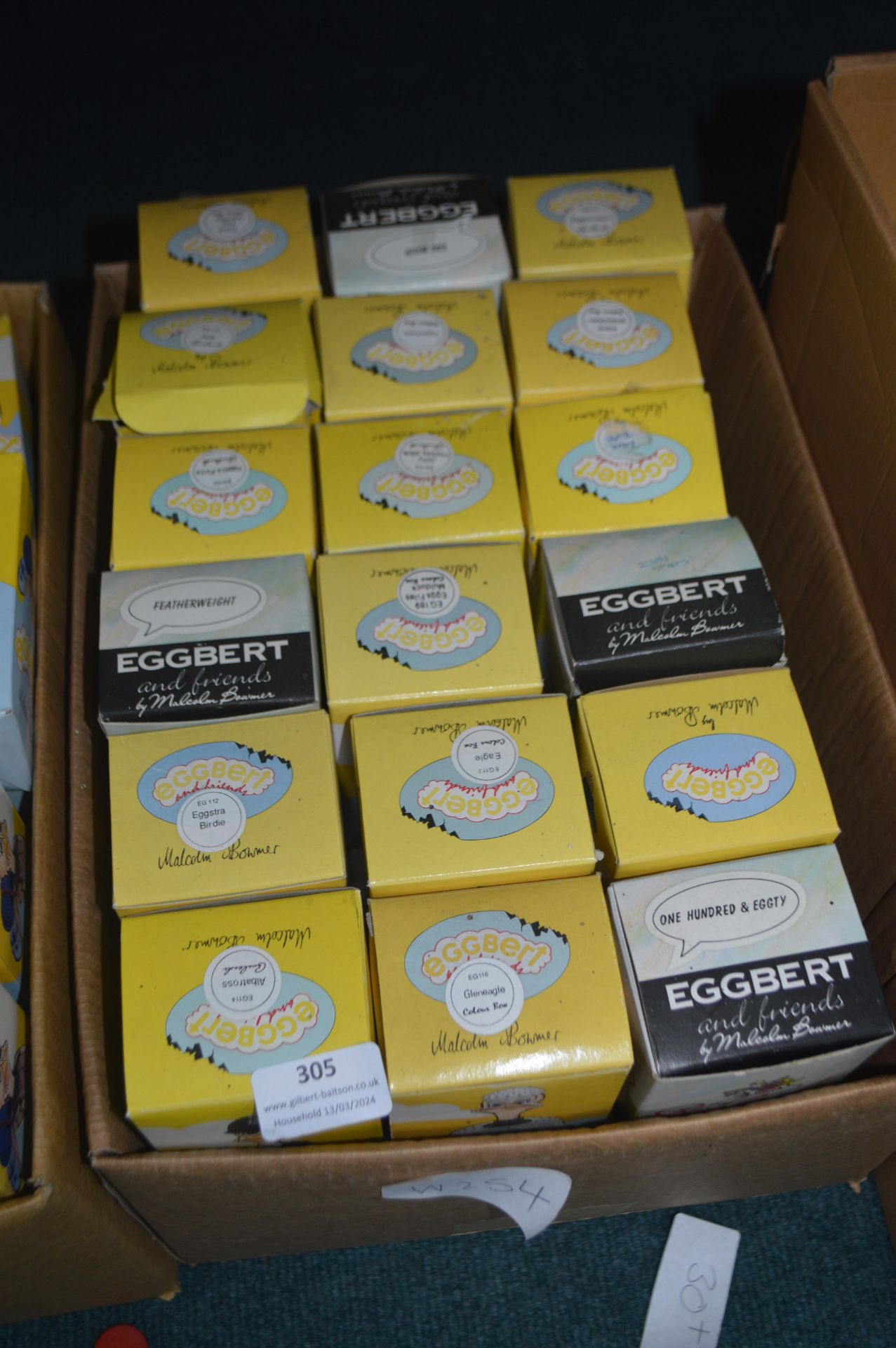 Thirty Eggberts Figures with packaging