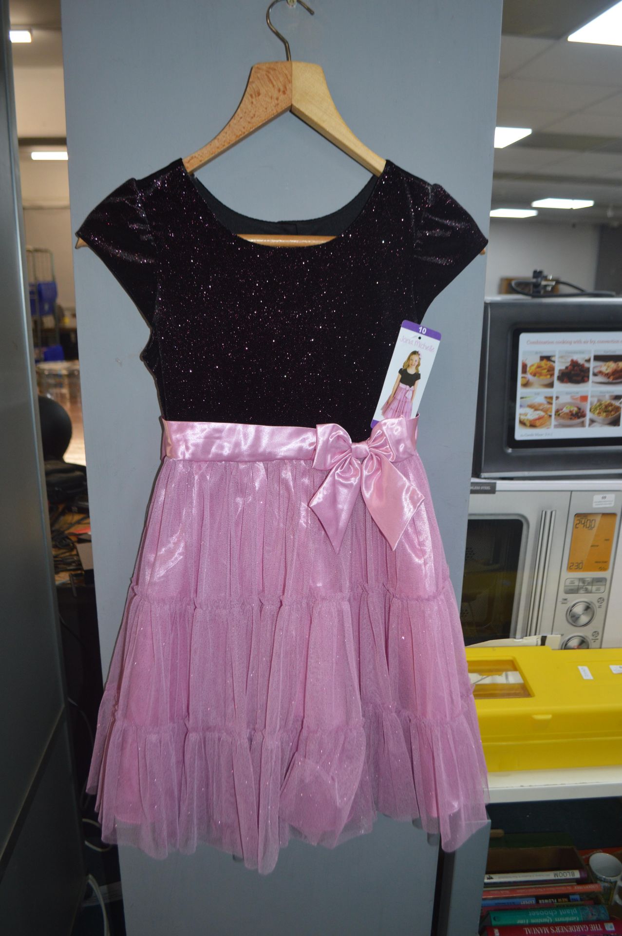 Johana Michelle Girl's Part Dress in Purple Size: