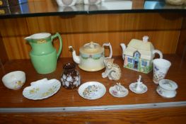 Decorative Pottery Items Including Aynsley etc.