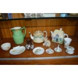 Decorative Pottery Items Including Aynsley etc.