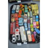 Diecast Vehicles by Corgi, Dinky, etc.