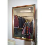 Wood Framed Beveled Edge Mirror