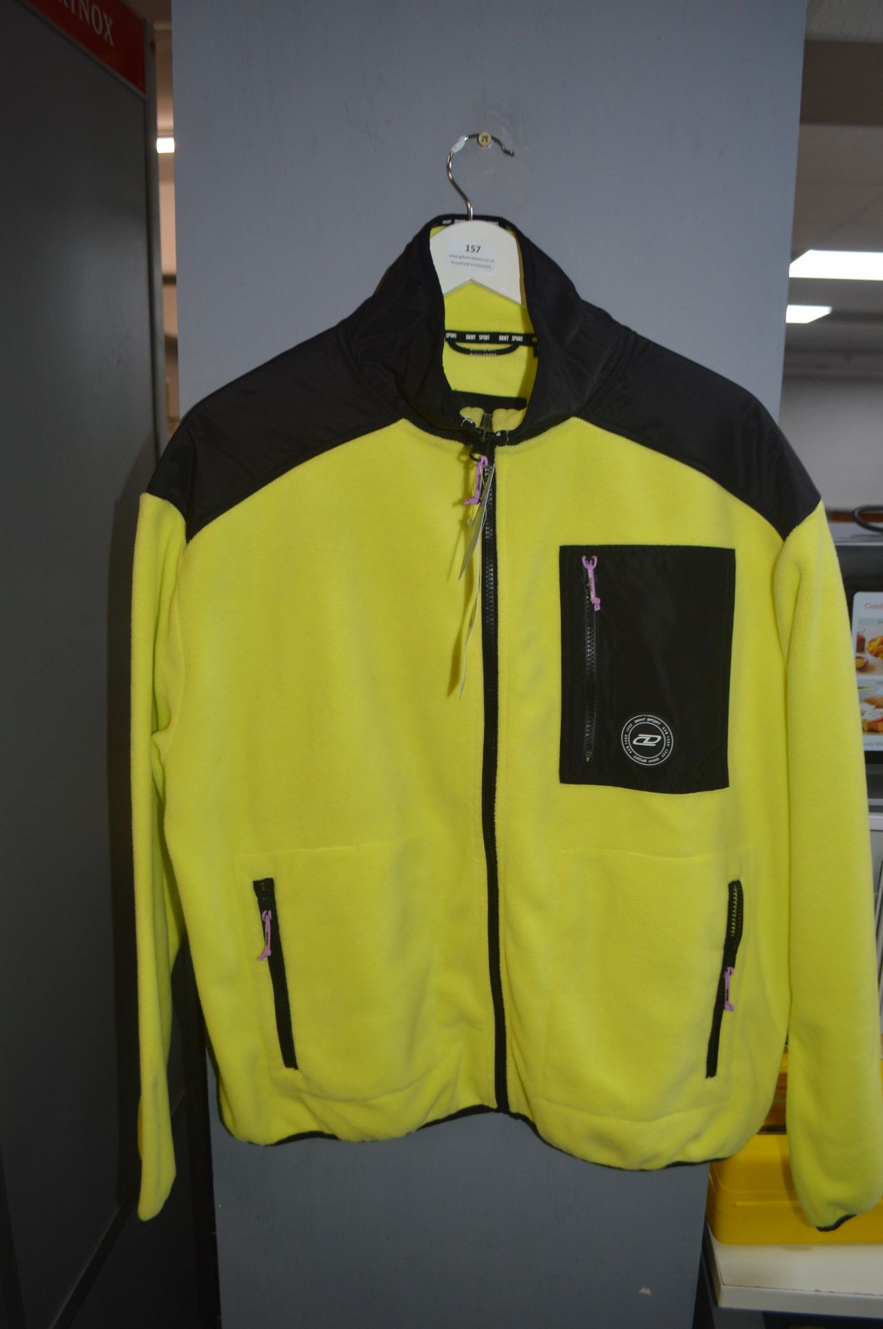 *DKNY Sports Lady's Fluorescent Fleece Jacket Size