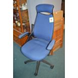 Blue Office Swivel Chair