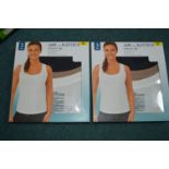 *Two Jane & Bleaker Lady's Vests 3pk Size: S