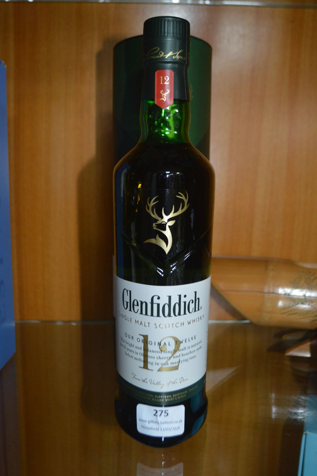 Glenfiddich 12 Year Old Single Malt Scotch Whisky