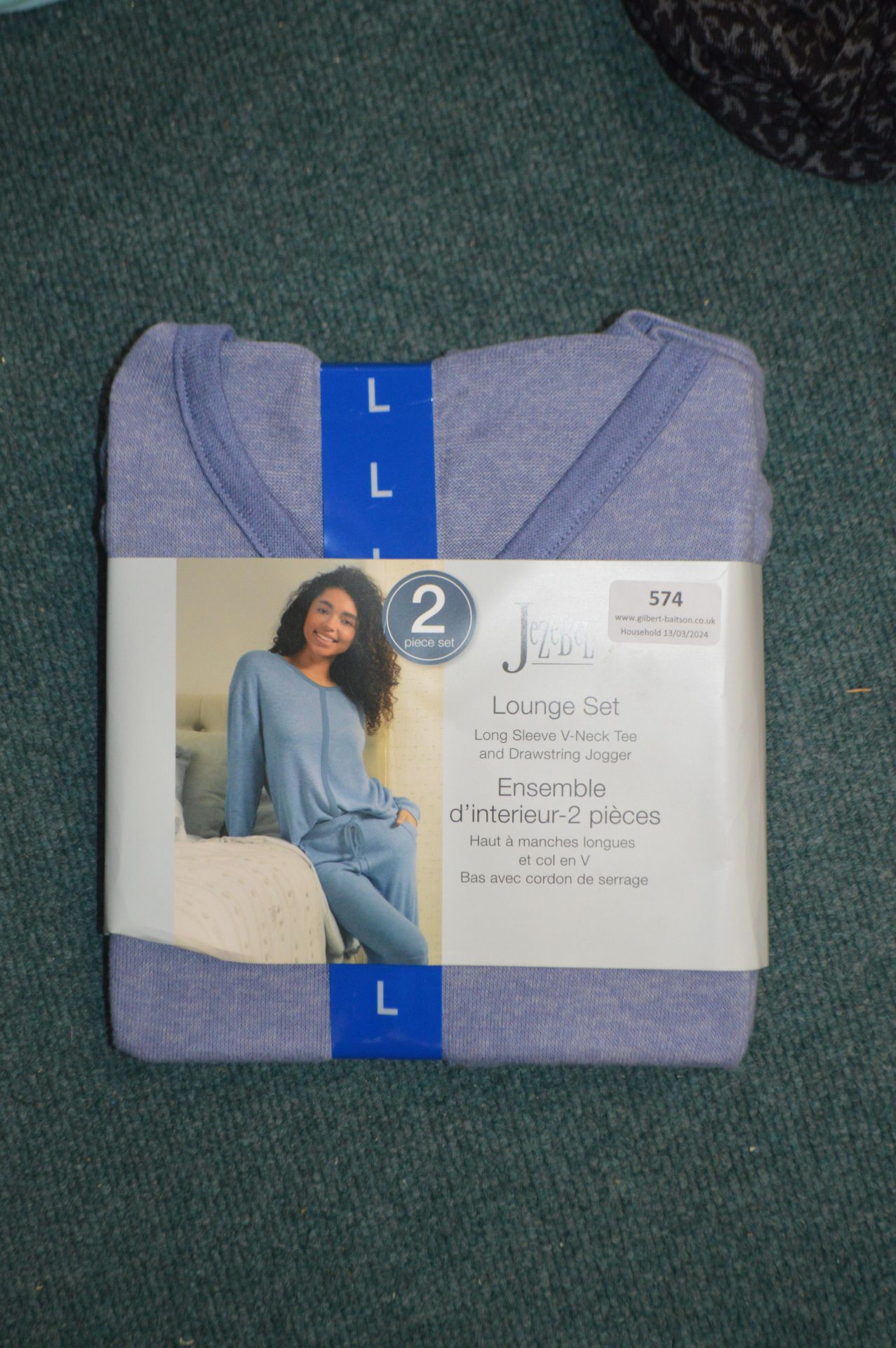 *Jezebelle 2pc Lounge Set Size: L