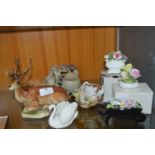 Decorative Pottery Including Coalport and Aynsley