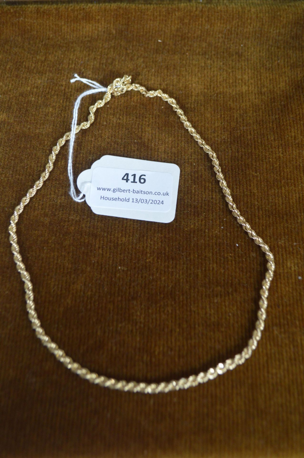 9ct Gold Chain ~3.8g