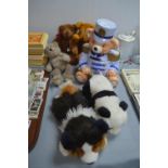 Teddy Bears, Soft Toys, and a Biscuit Barrel