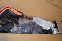 *Electric Strimmer with Batteries and Attachments