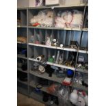 *Contents of Shelves to Include Pipe Connectors, Silicones, Adhesives, Flexible Gas Pipes,