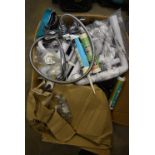 *Box of Assorted Plumbing Fittings, Bath Taps, etc. (Location: 64 King Edward St, Grimsby, DN31 3JP,