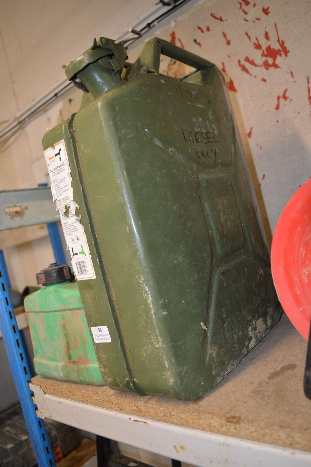 *20L Jerry Can, and a Plastic Petrol Can - Image 2 of 2