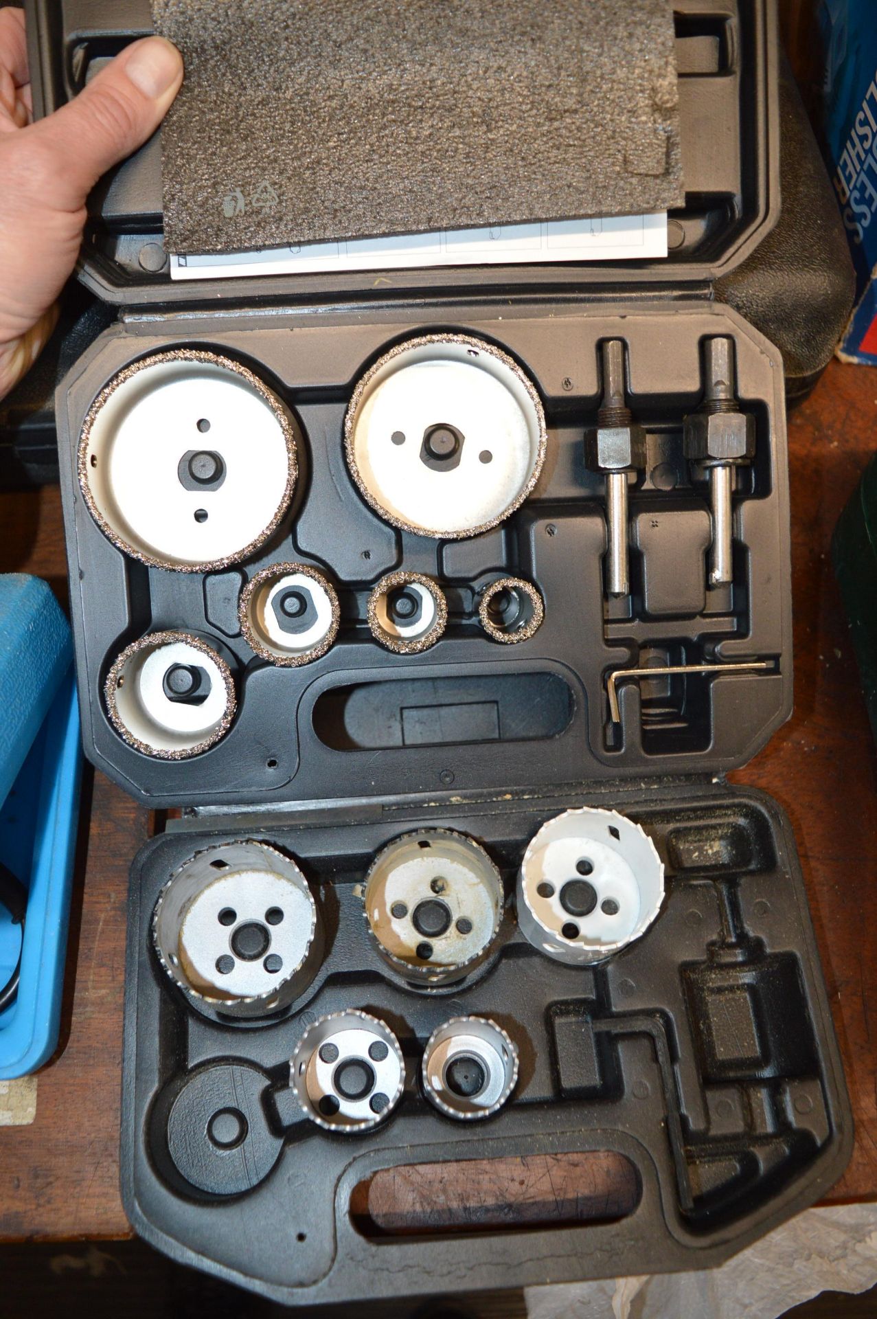 Parkside Carbide Hole Saw Set, and a Part Hole Saw